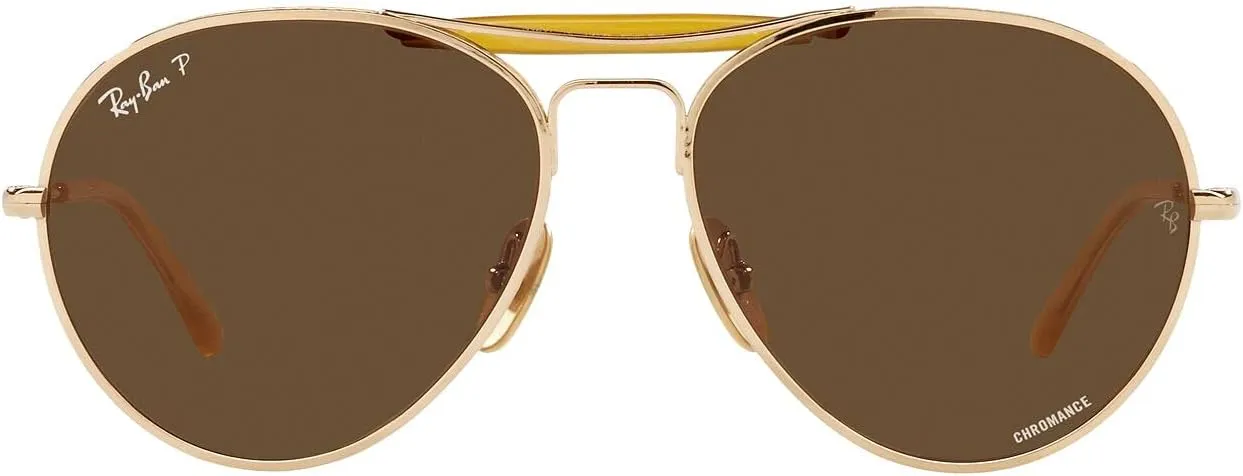 Ray-Ban Rb8063 Titanium Aviator Sunglasses