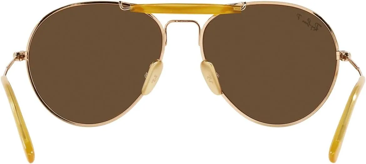 Ray-Ban Rb8063 Titanium Aviator Sunglasses