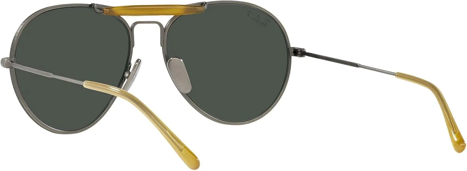 Ray-Ban Rb8063 Titanium Aviator Sunglasses