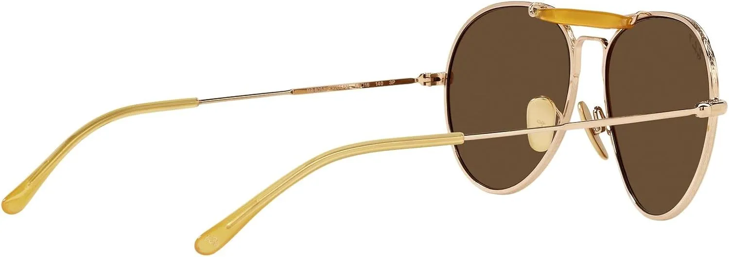 Ray-Ban Rb8063 Titanium Aviator Sunglasses