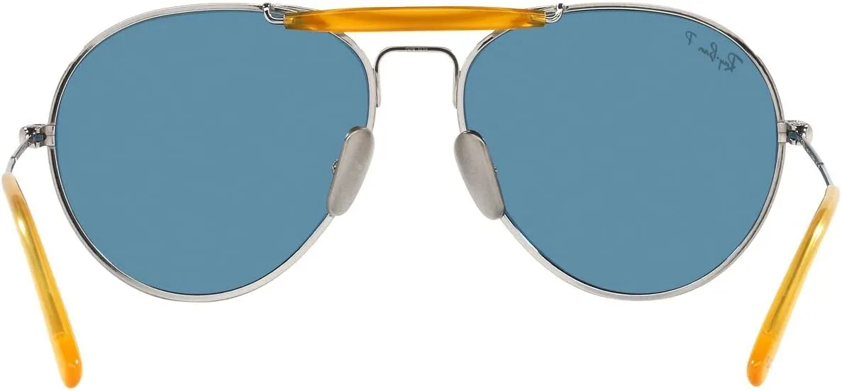 Ray-Ban Rb8063 Titanium Aviator Sunglasses