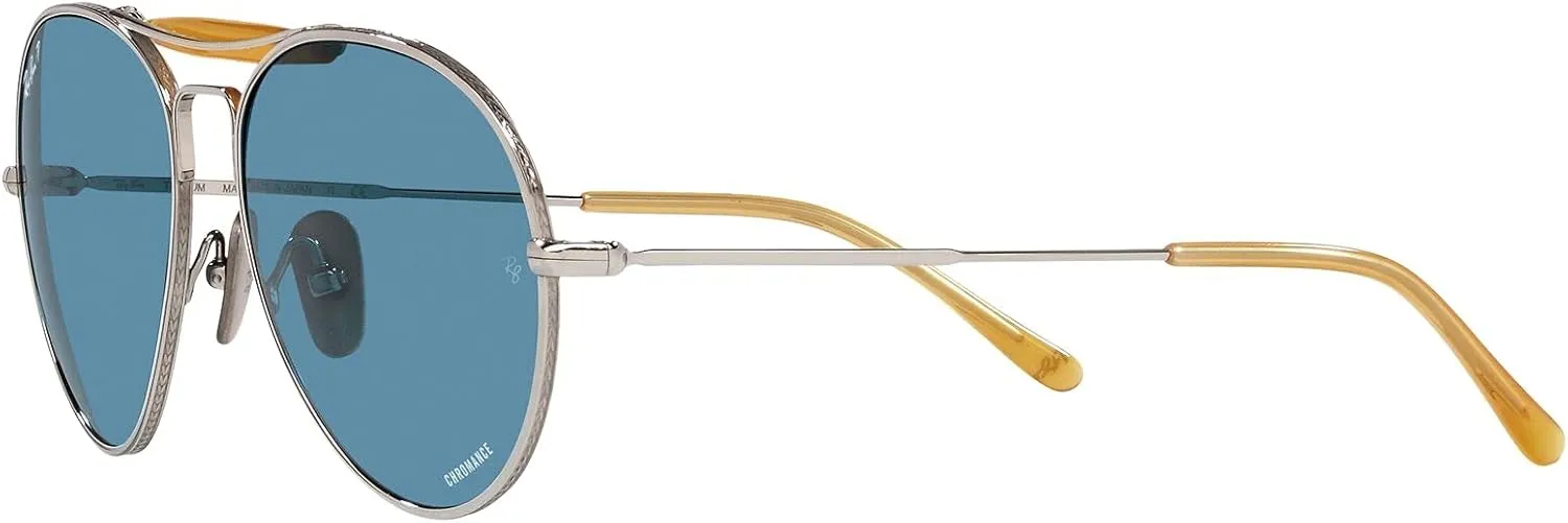 Ray-Ban Rb8063 Titanium Aviator Sunglasses
