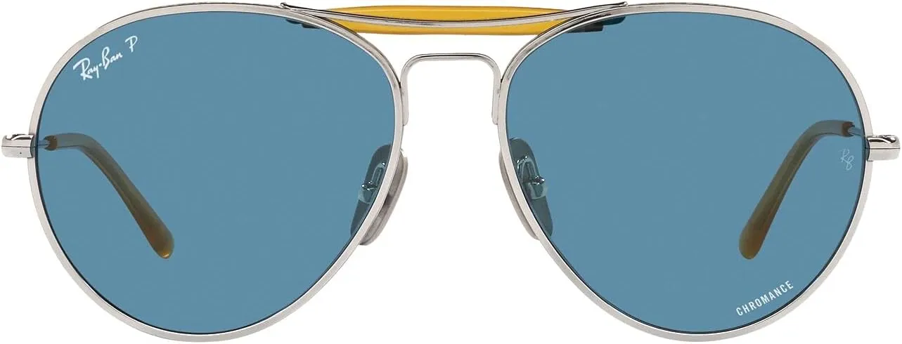 Ray-Ban Rb8063 Titanium Aviator Sunglasses