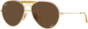 Ray-Ban Rb8063 Titanium Aviator Sunglasses