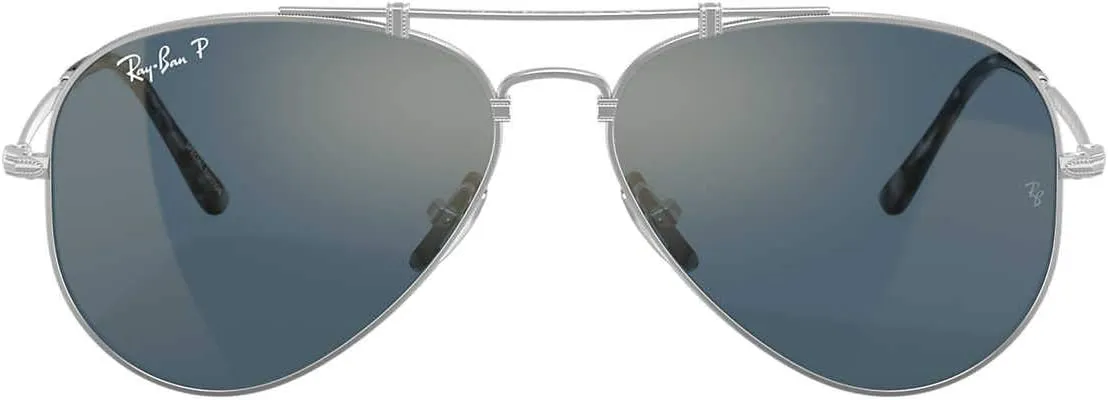 Ray-Ban RB8125m Titanium Aviator Sunglasses