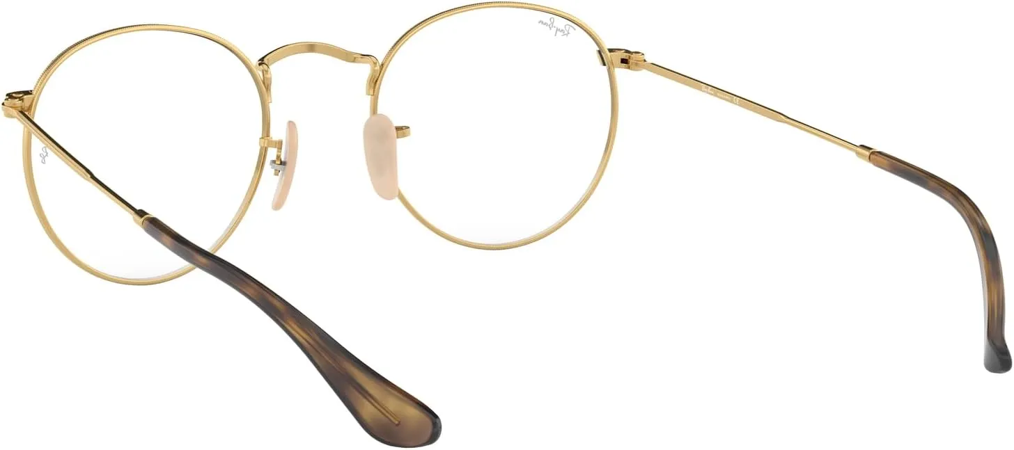 Ray-Ban Rx3447v Round Metal Prescription Eyewear Frames