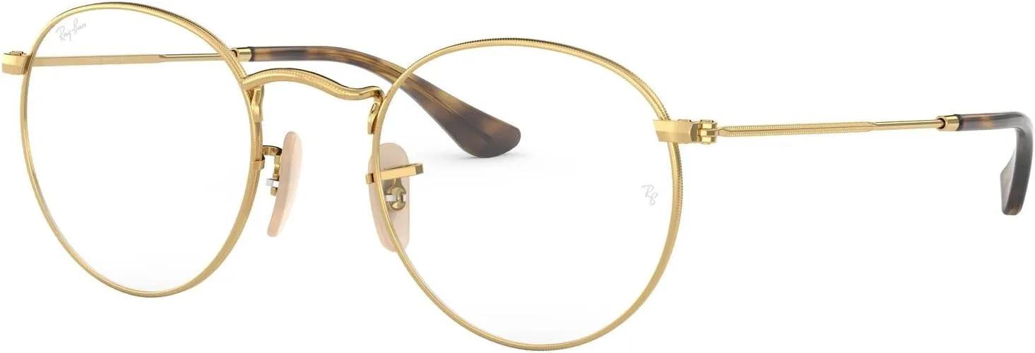 Ray-Ban Rx3447v Round Metal Prescription Eyewear Frames