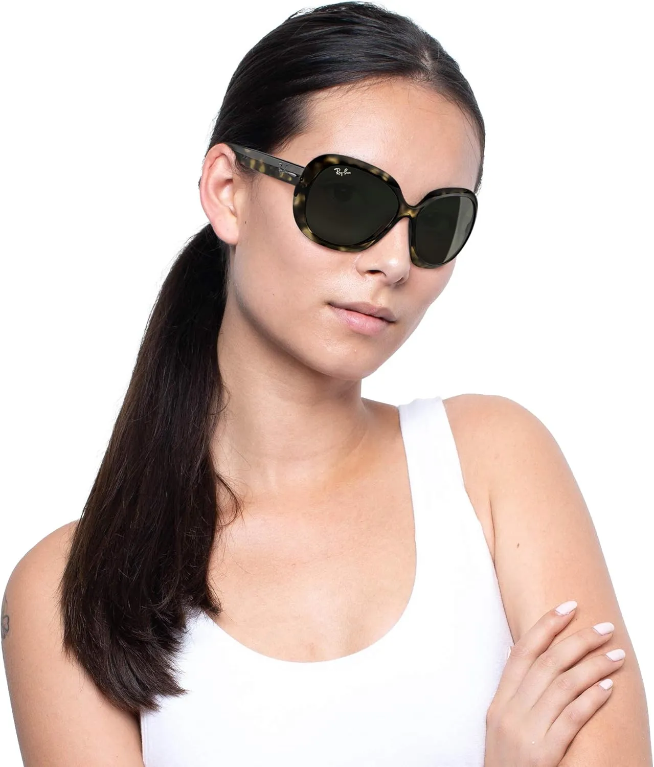 Ray-Ban Women's RB4098 Jackie Ohh II Butterfly Sunglasses