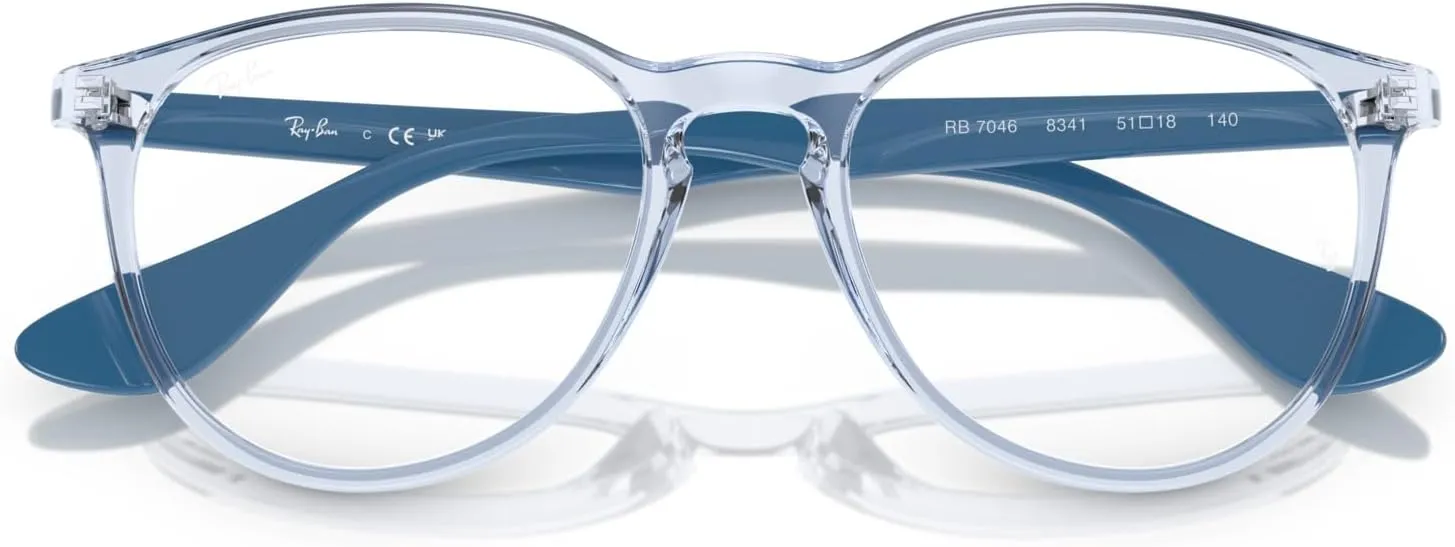 Ray-Ban Women's Rx7046 Erika Round Prescription Eyewear Frames