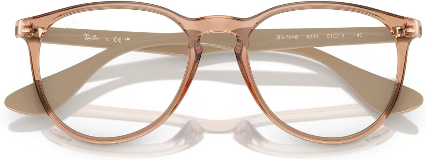 Ray-Ban Women's Rx7046 Erika Round Prescription Eyewear Frames
