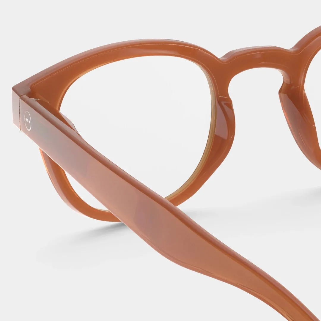 Reading Glasses  1 Square in Spicy Clove Style C