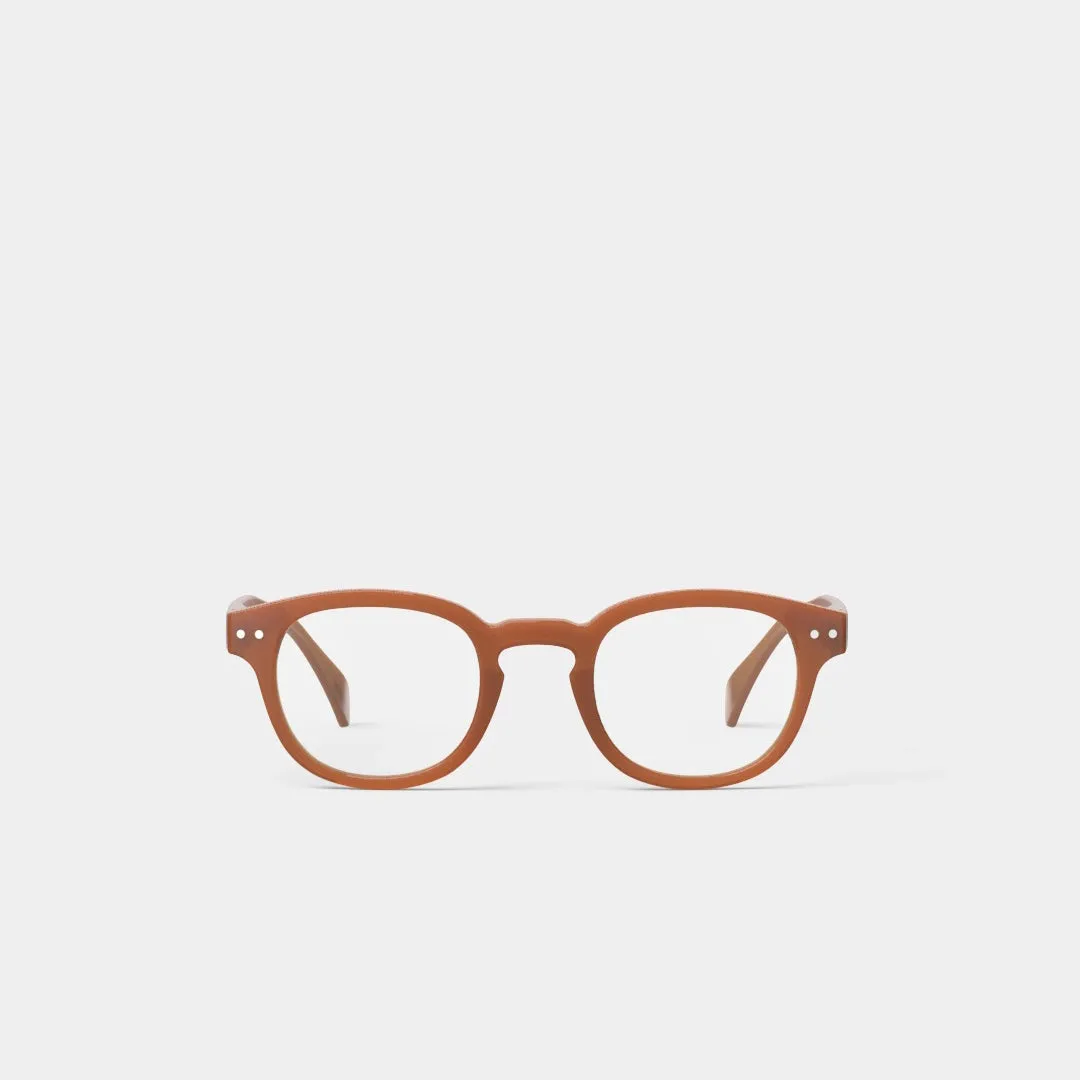 Reading Glasses  1 Square in Spicy Clove Style C
