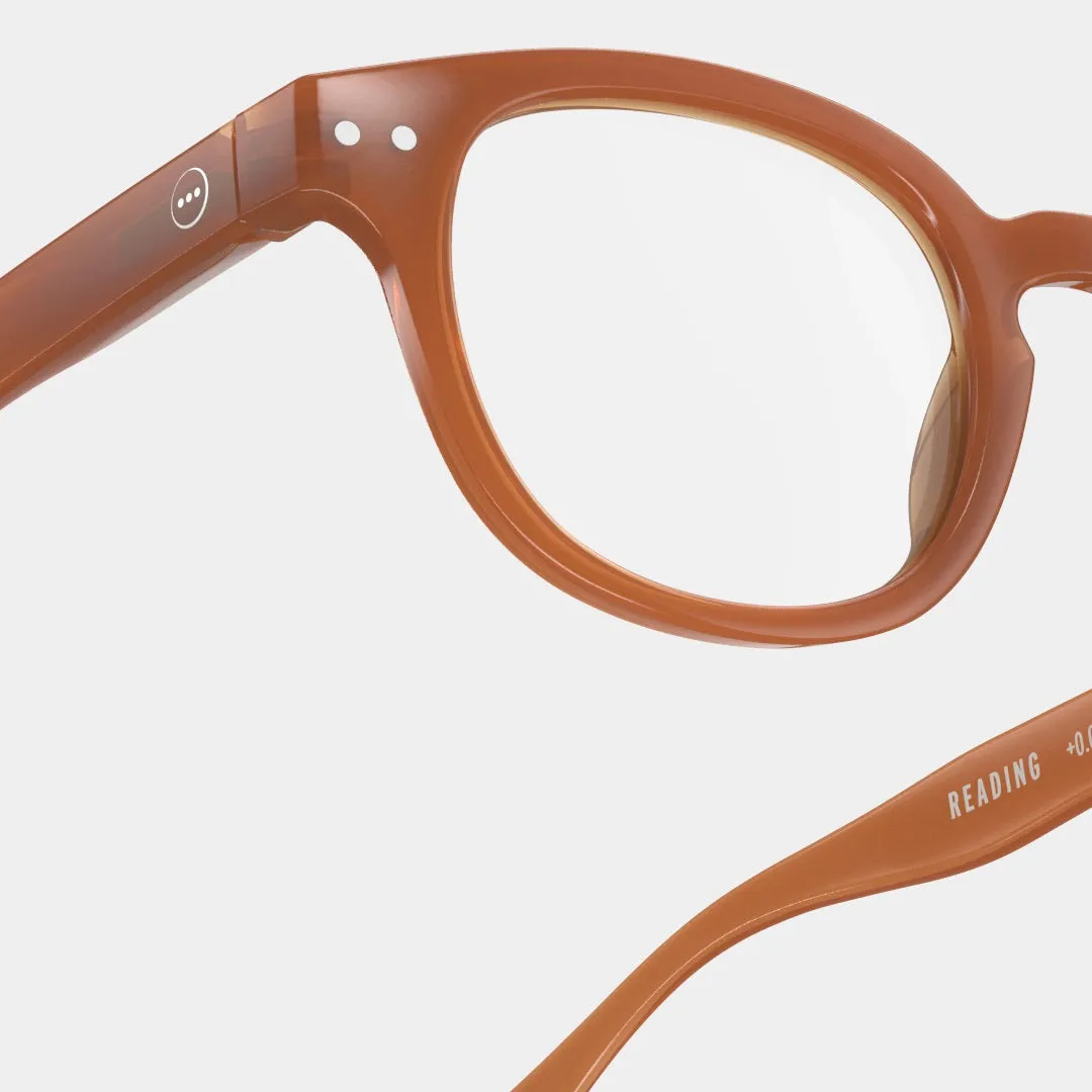 Reading Glasses  1 Square in Spicy Clove Style C