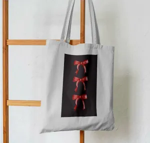 Red Bowtie Tote Bag