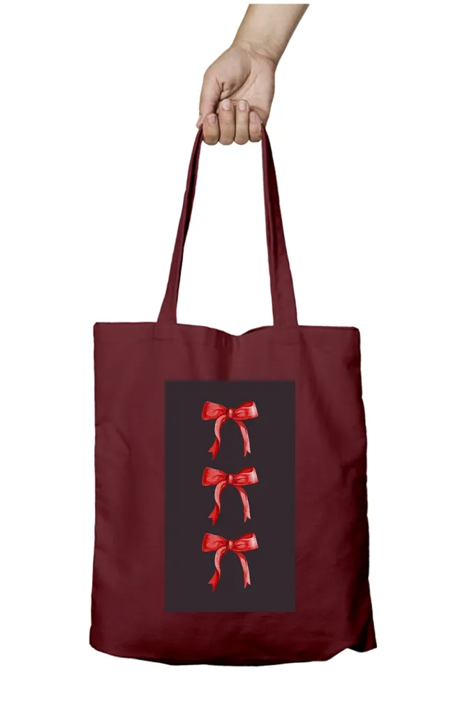 Red Bowtie Tote Bag