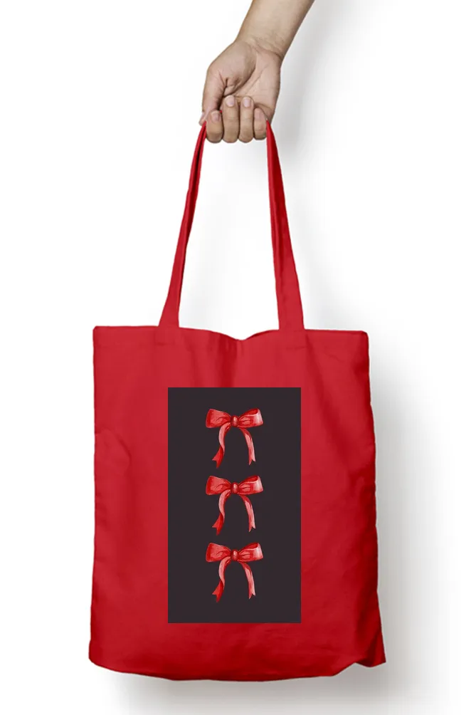 Red Bowtie Tote Bag