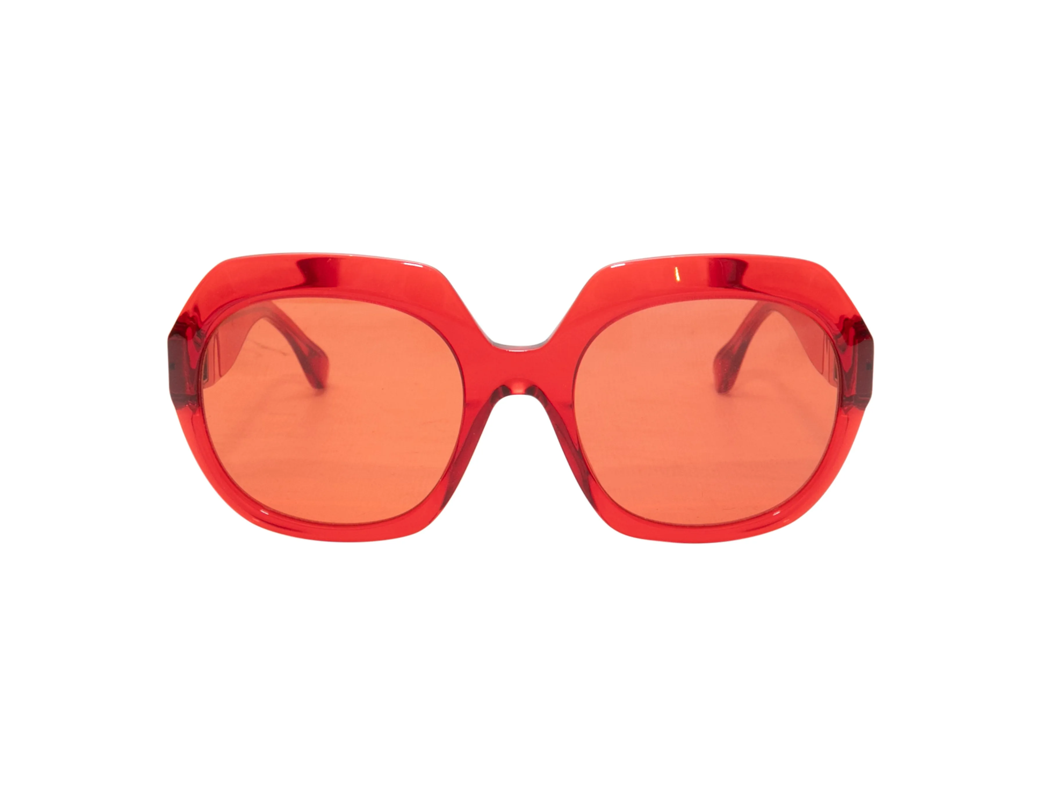 Red Maison Margiela x Mykita Oversized Acetate Sunglasses