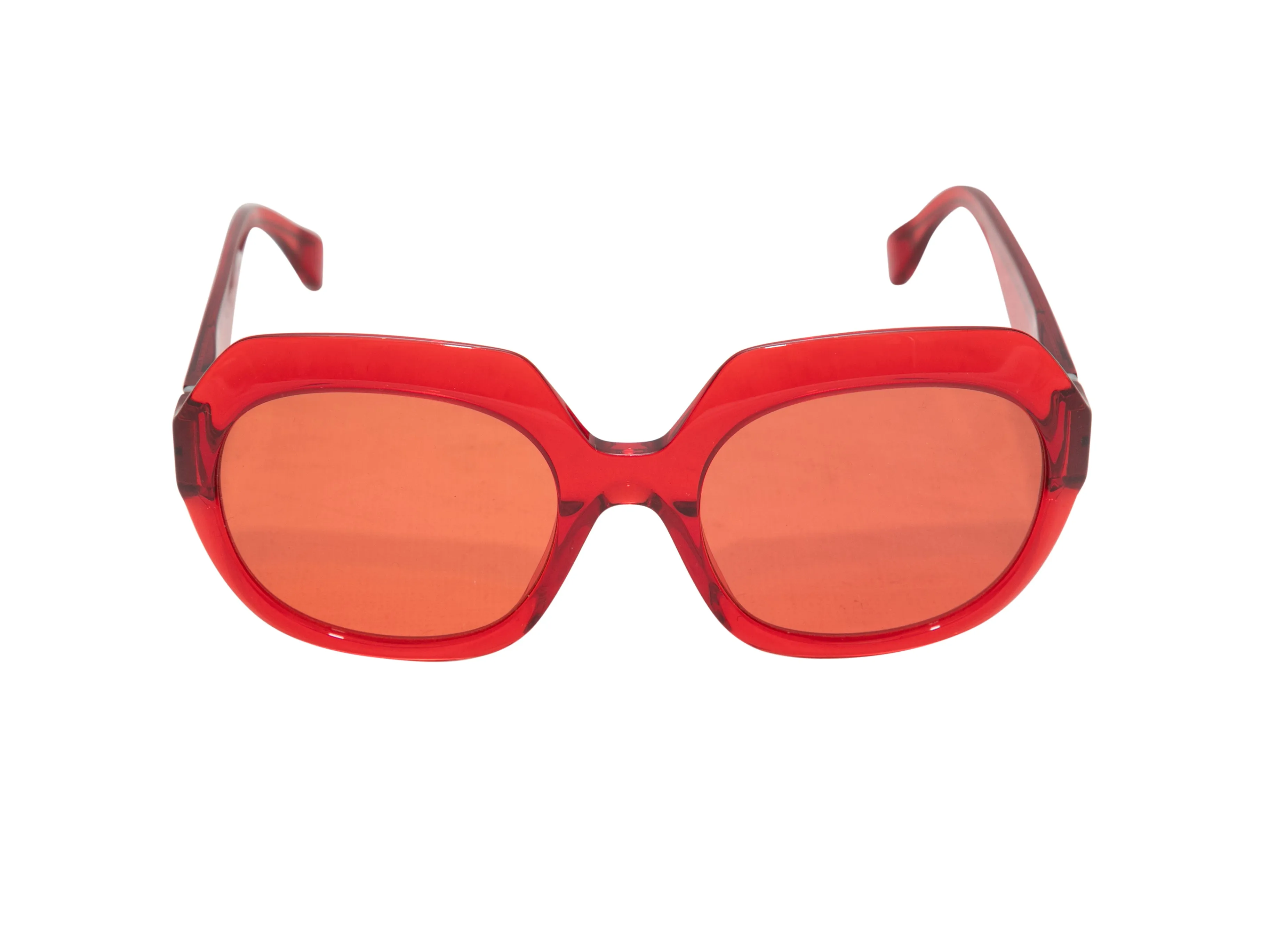 Red Maison Margiela x Mykita Oversized Acetate Sunglasses