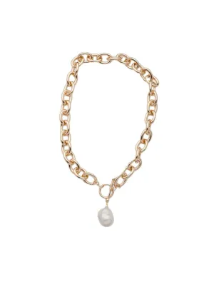 Reliquia Hernan Necklace in Gold/Pearl