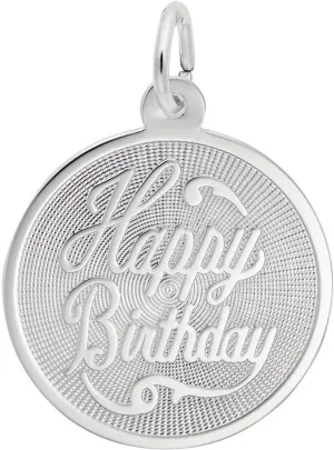 Rembrandt Patterned Happy Birthday Charm