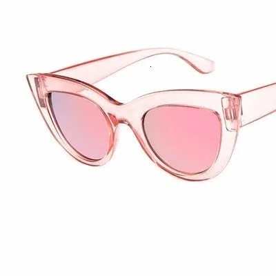 Retro Cute Thick Framed Designer Style Cat Eye Sunglasses