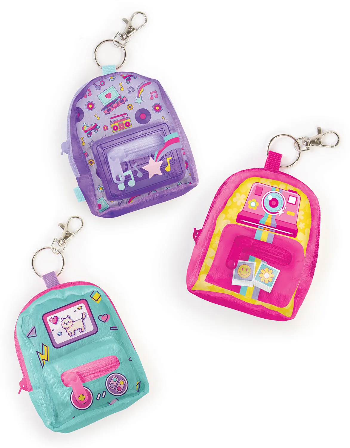 Retro Gamer Mini Backpack with Stationery Assortment