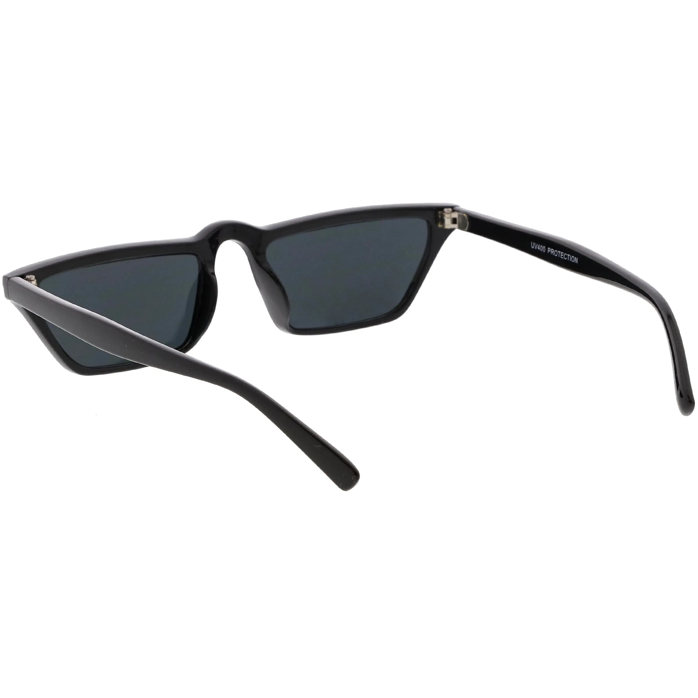 Retro Low Temple 1990's Flat Top Cat Eye Sunglasses C707