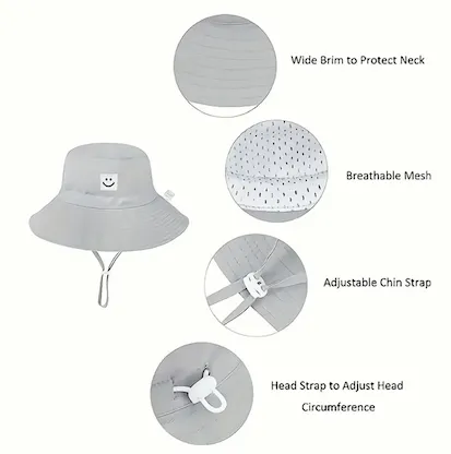 Retro Pastel Pink Bucket Hat