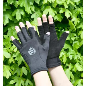 Rhinegold Fingerless Stretch Riding Gloves