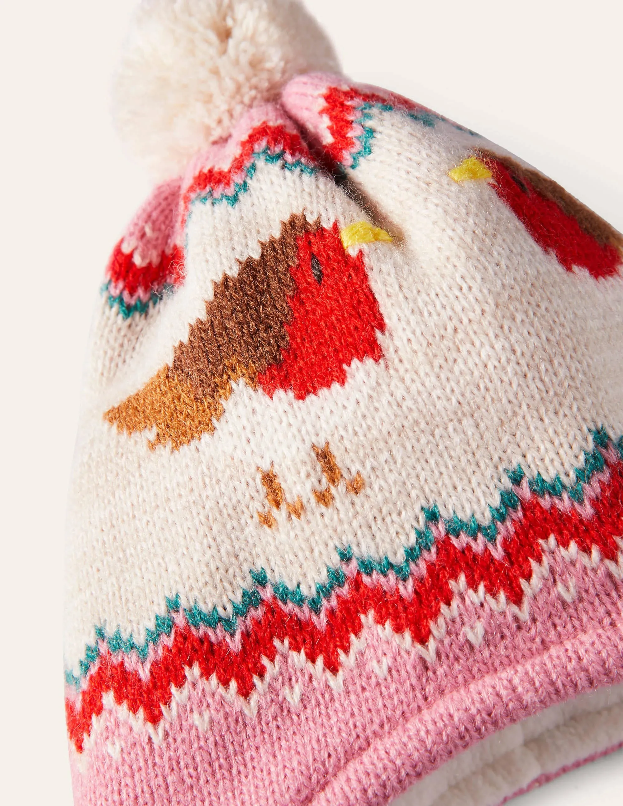 Robin Knitted Set-Formica Pink Robin