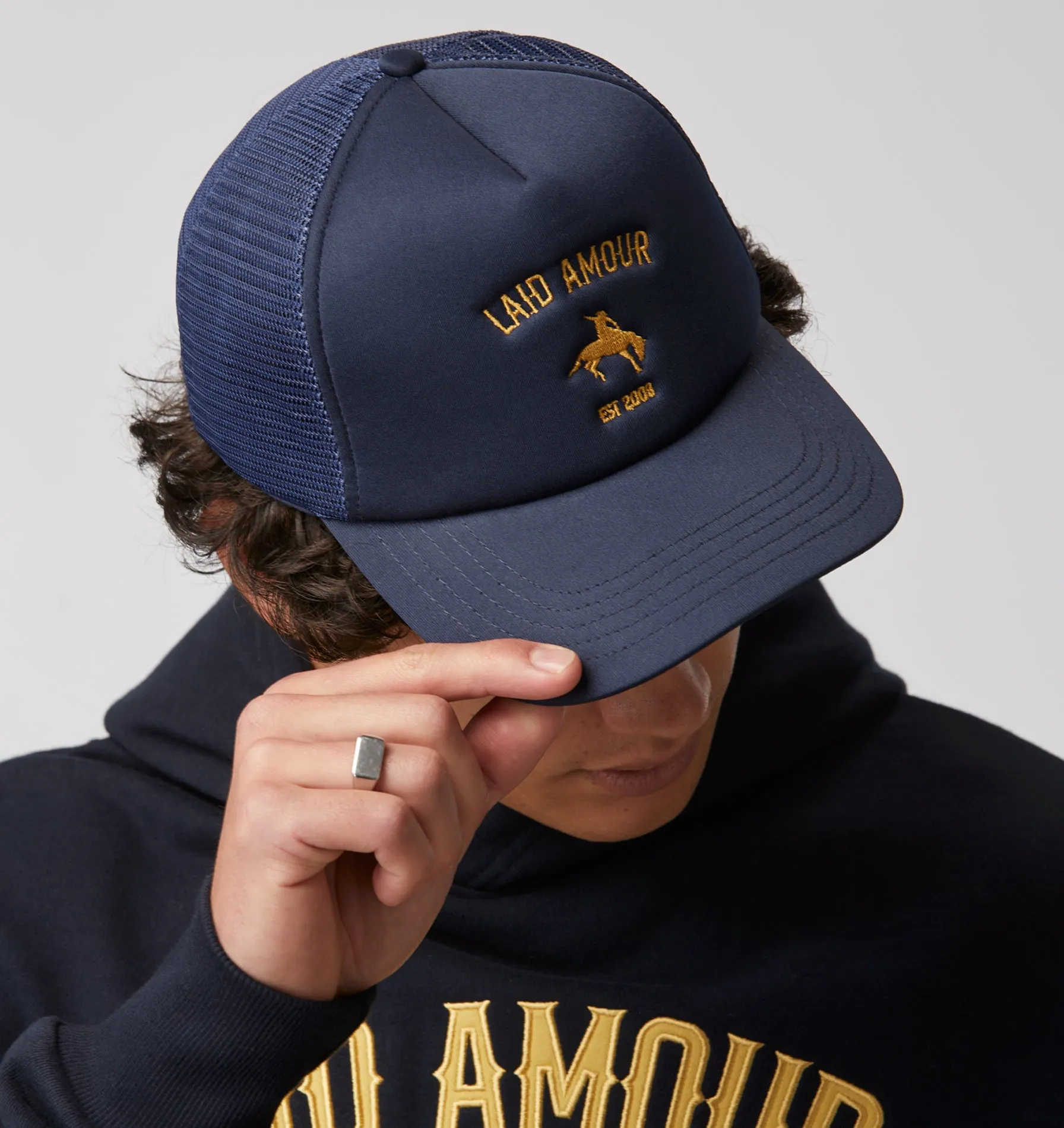 Rodeo Trucker Cap - Navy
