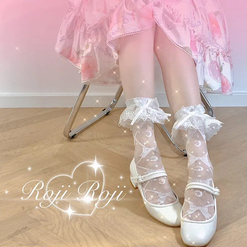 Roji roji~Lace Lolita Summer Short Socks