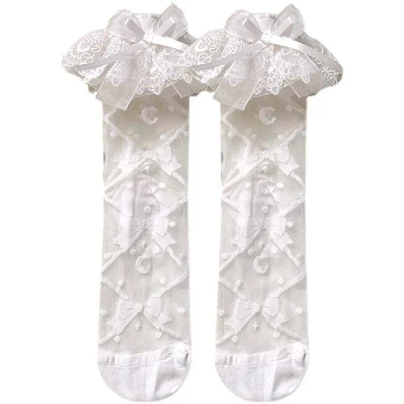 Roji roji~Lace Lolita Summer Short Socks