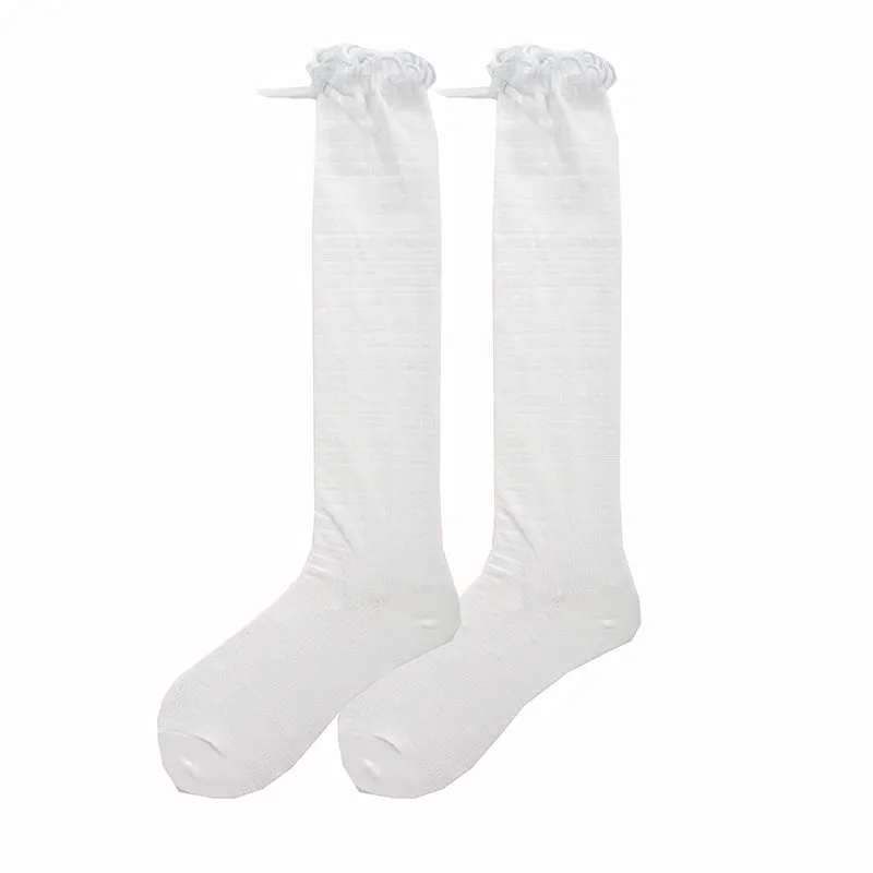 Roji Roji~Sweet Lolita Socks Cute Cotton Lolita Stockings Polka Dot