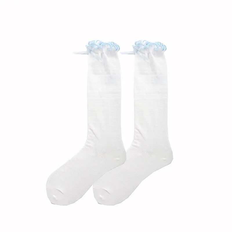 Roji Roji~Sweet Lolita Socks Cute Cotton Lolita Stockings Polka Dot