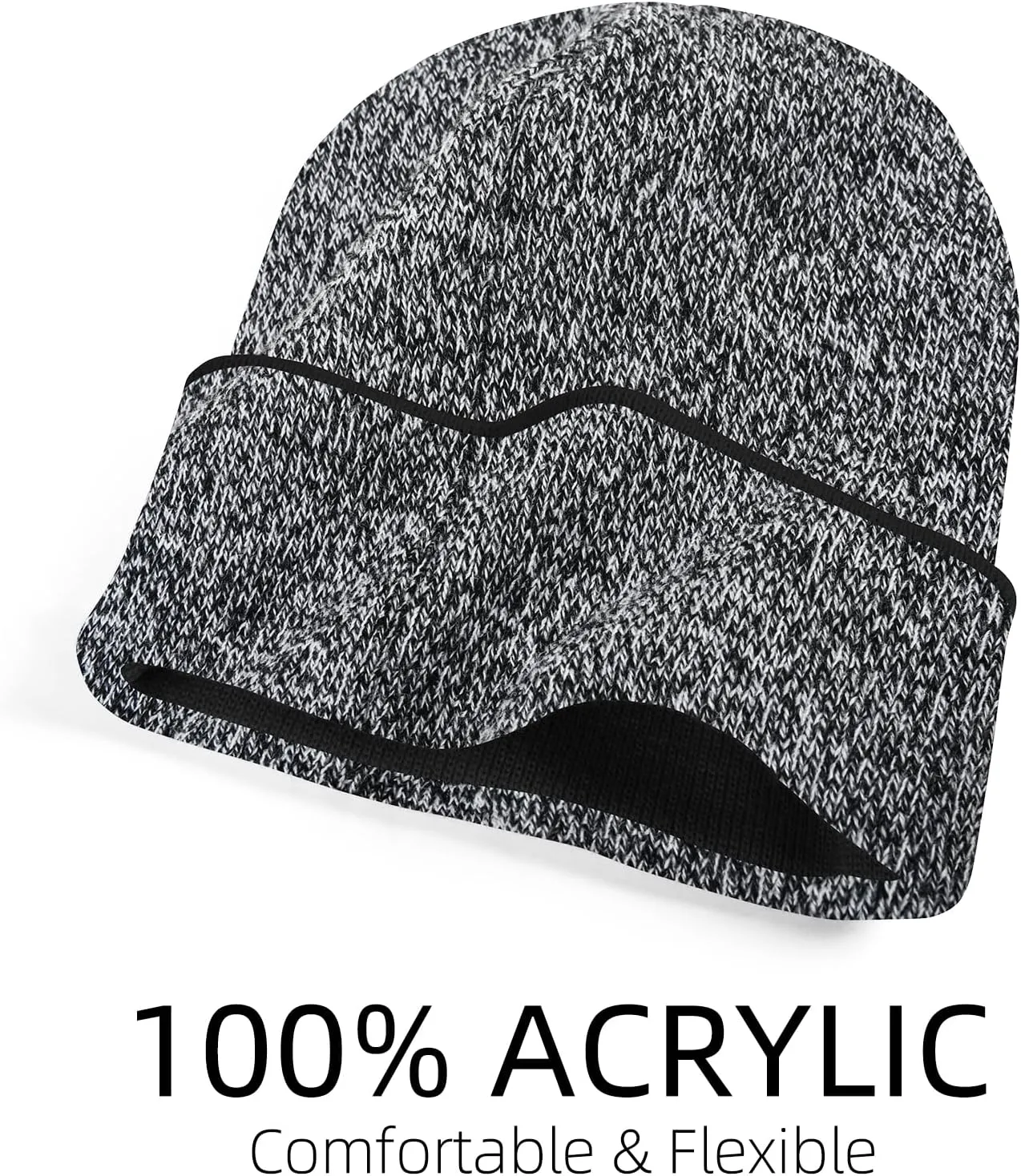 Rosoz Unisex Beanie Winter Knitted Skull Cuffed Soft Warm Hat for Men/Women Slouchy Ski Watch Cap