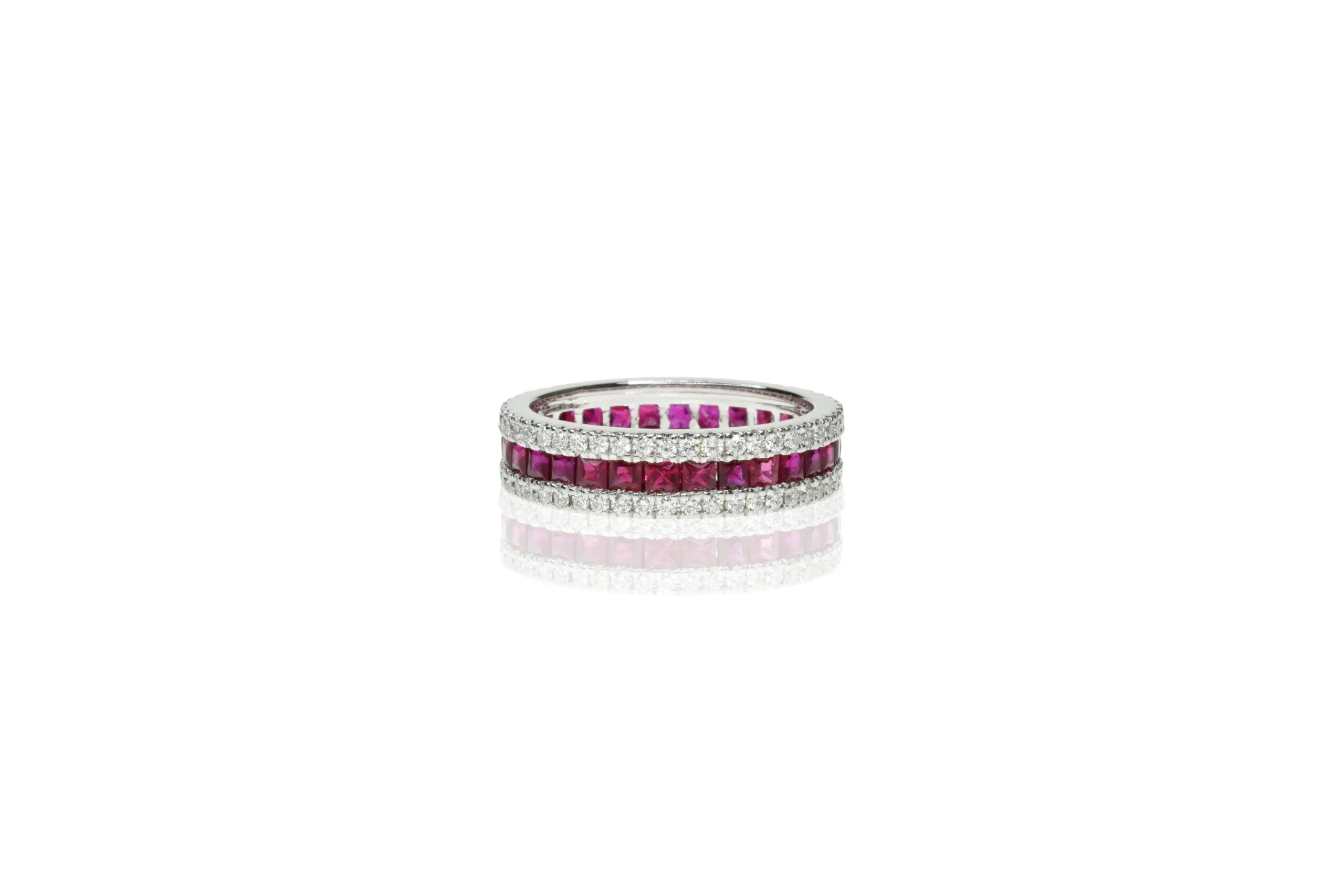 Ruby and Diamond Eternity Ring