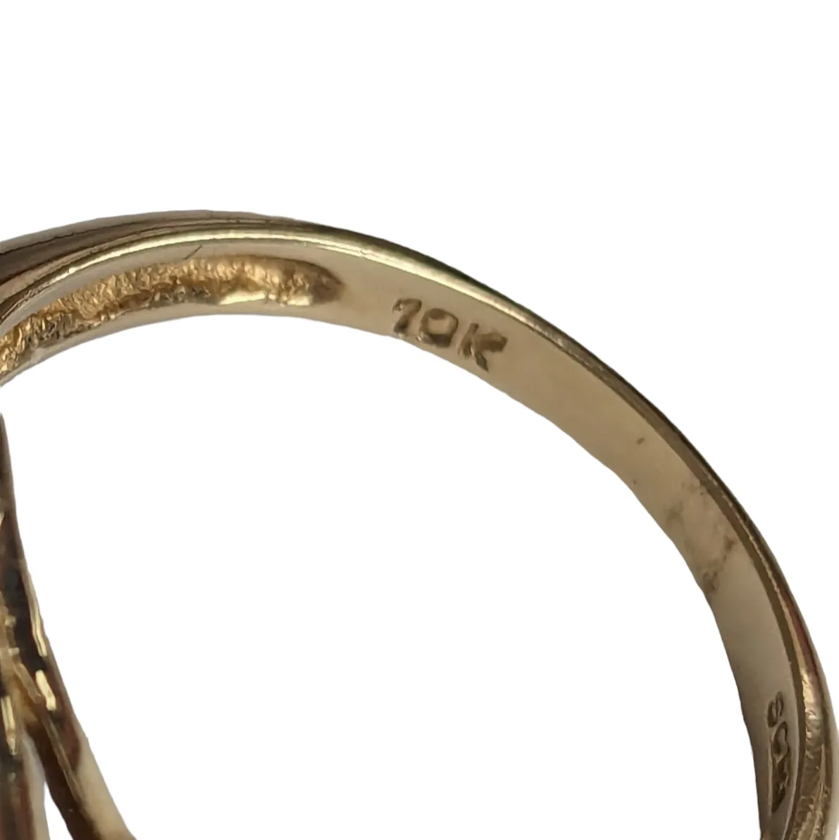 Ruby and Sapphire 10K Gold Ring Size 7