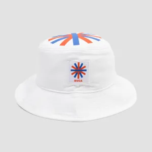 RVCA Jesse Brown Bucket Hat White - Womens
