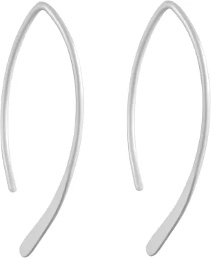 Sacina Dainty Threader Dangle Small Spiral Earrings for Women, Minimalist Simple Earrings, Christmas Jewelry Gift for Women