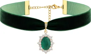 Sacina Rhinestone Victorian Choker, Velvet Chocker, Gothic Goth Choker, Vintage Necklace, Halloween Christmas Jewelry Gifts for Women