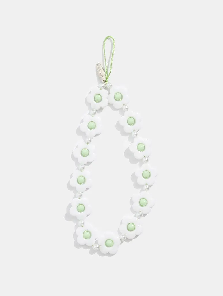 Sage Flower Beaded Strap