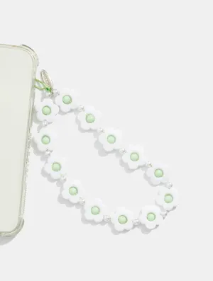 Sage Flower Beaded Strap