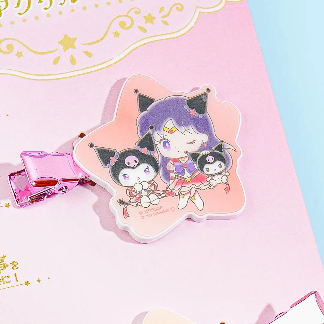 Sailor Moon Cosmos x Sanrio Characters Acrylic Hair Clip - Sailor Mars & Sailor Venus