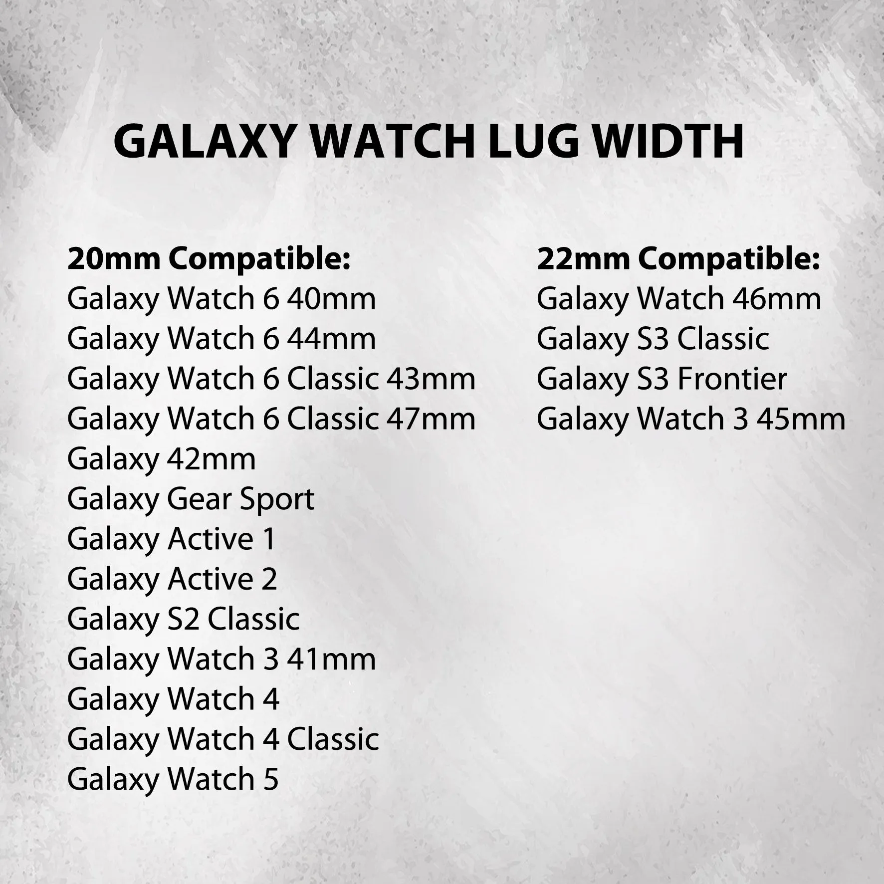 Samsung Galaxy Watch Strap Applique Strap Design