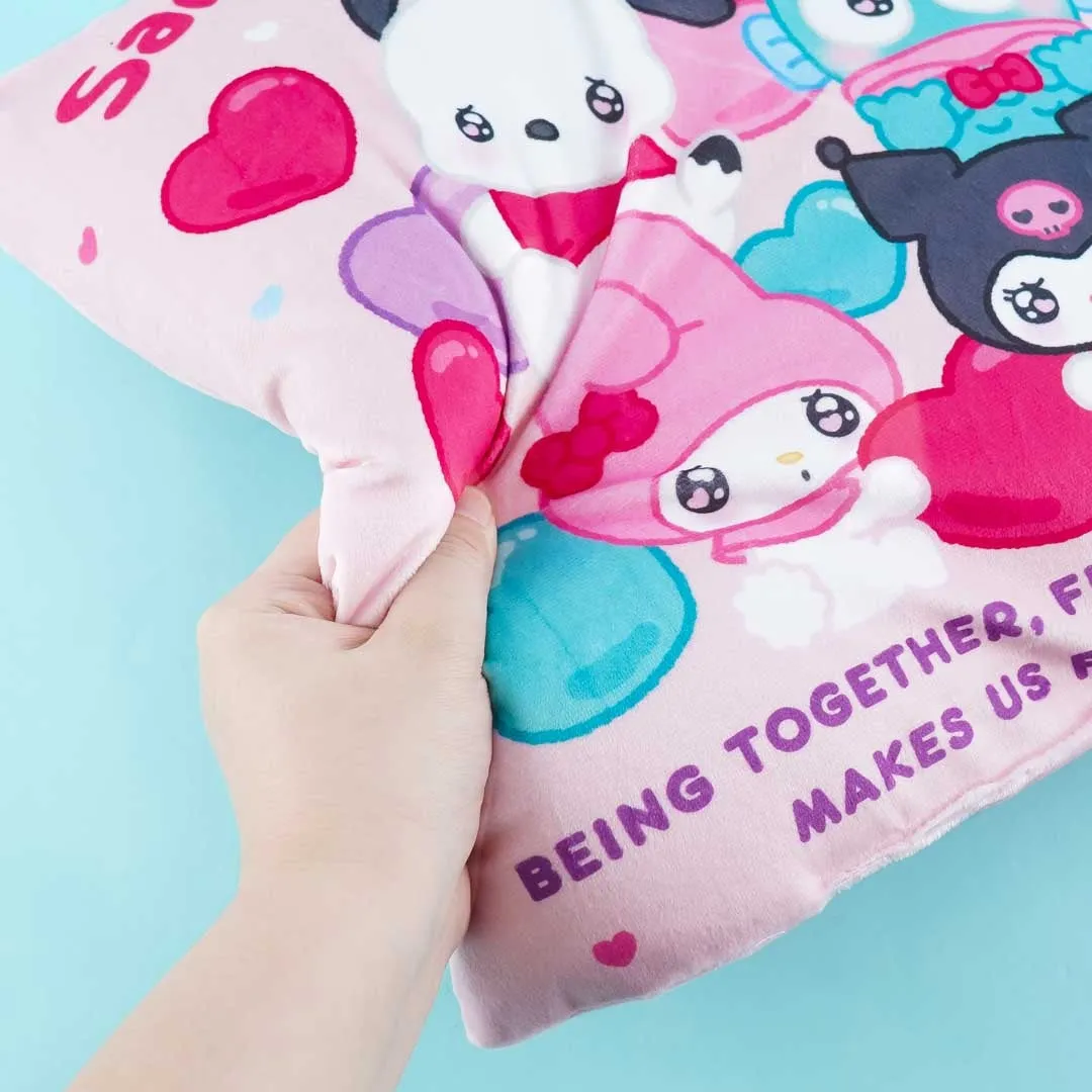 Sanrio Characters Hearts Overload Square Cushion