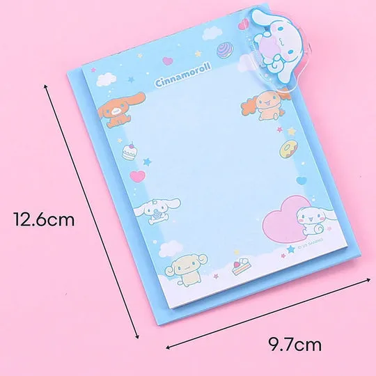 SANRIO© Characters Mini Clip Board With Memo Pad (Korea Edition)