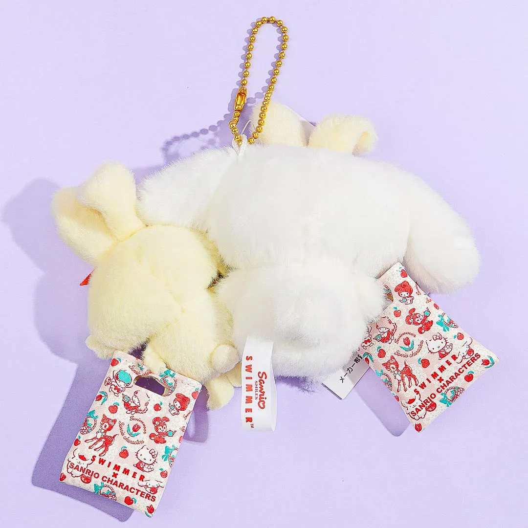 Sanrio Characters x Swimmer Plushie Charm - Cinnamoroll