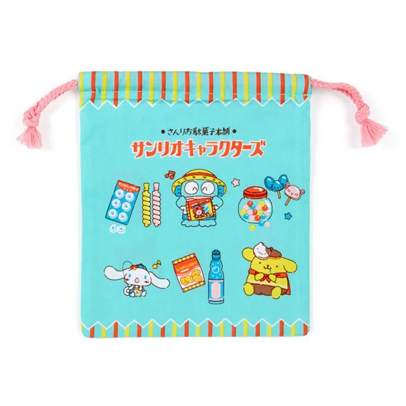Sanrio Dagashi Honpo Drawstring Bag Set