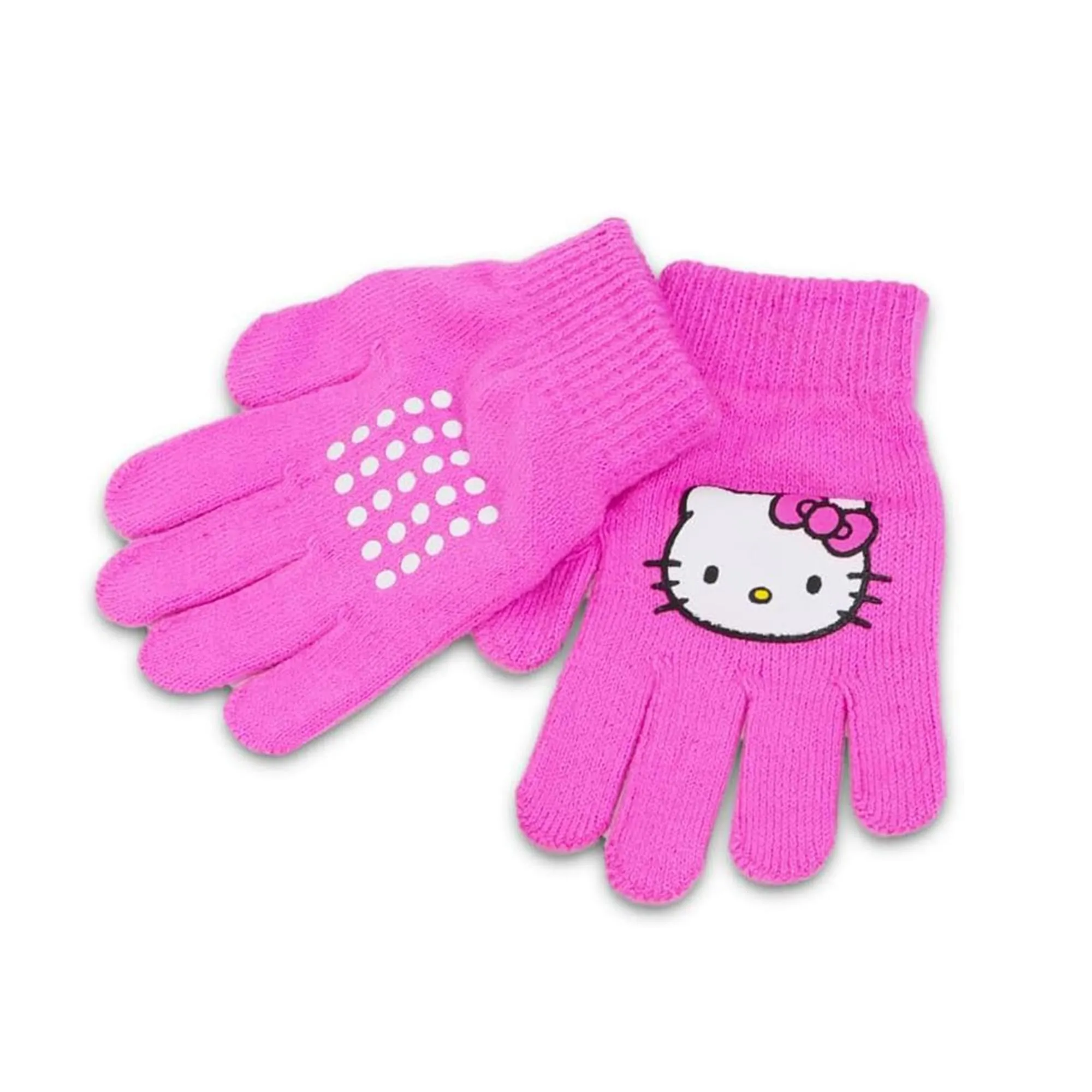 Sanrio Hello Kitty Knit Beanie and Gloves 2 Piece Set